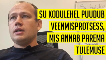 Kodulehe veenmisprotsess tõstab tulemust