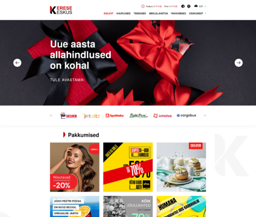 Kerese keskus veebilehe valmistamine