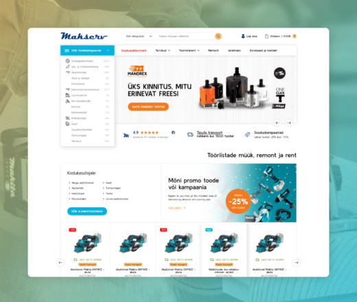 Makserv e-poe tegemine