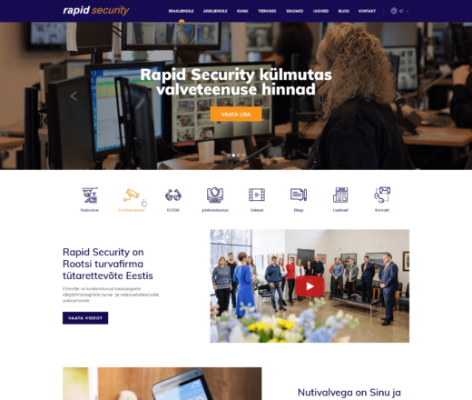 Rapid Security avaleht